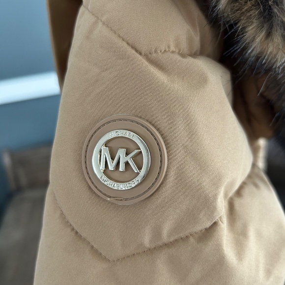 Women's Faux-Fur-Trim Hooded Puffer Coat S/P - Picture 7 of 9